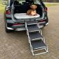 Preview: Aluminium Falt-Treppe, Hundetreppe von Nobby  - Hunderampe - Einstiegshilfe für Hunde ins Auto - bis 75 kg